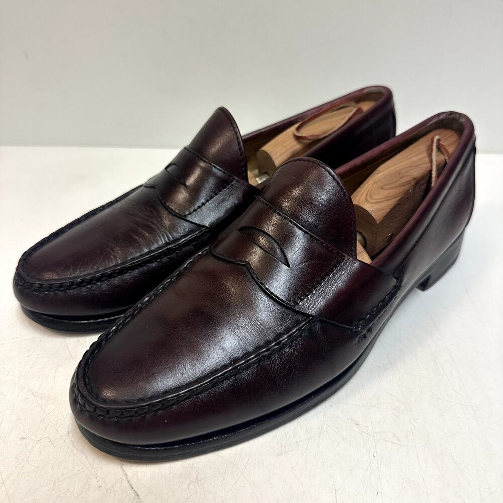 NEW HEELS Rancourt x Allen Edmonds Paxton Penny Loafer Burgundy Made in USA 10 C